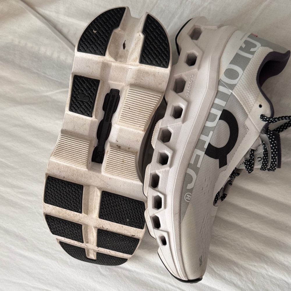 On Running White and Black Athletic Shoes - Picture 6 of 12